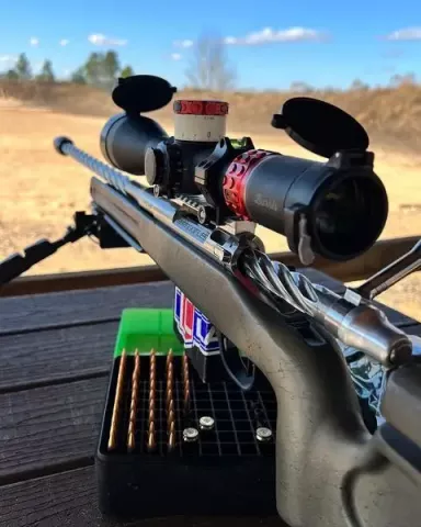 Burris XTR Pro mounted on a bolt action rifle
