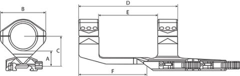 AR Signature QD P.E.P.R. mount illustration