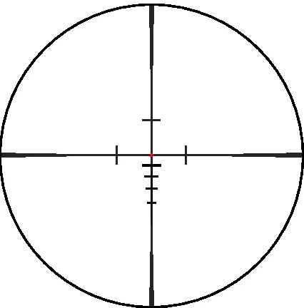 Steiner P4Xi Reticle with illuminated dot