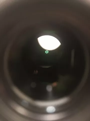 looking through scope