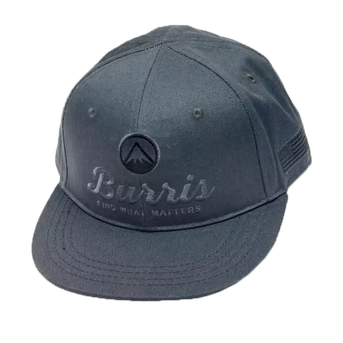 Burris Gray Flat Brim Hat