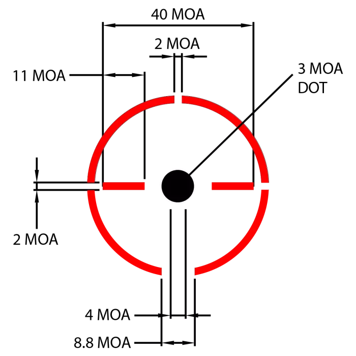 Burris FF4 Multi Reticle Detailed