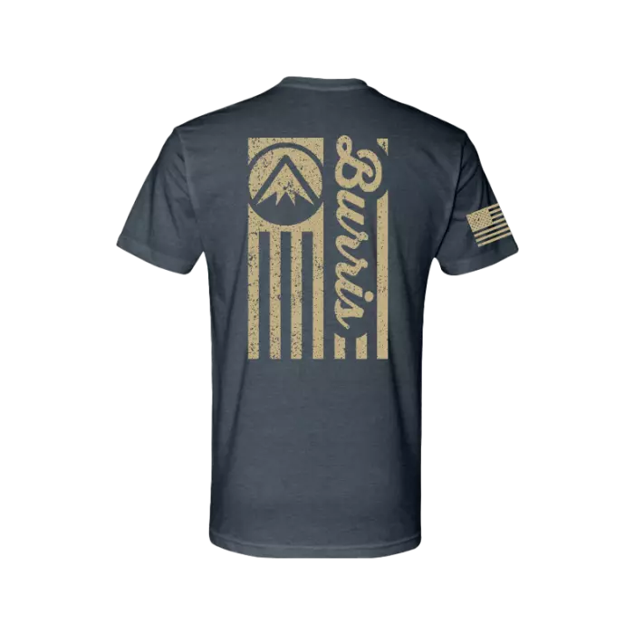 Burris Classic Flag Tee Midnight Navy Back.png